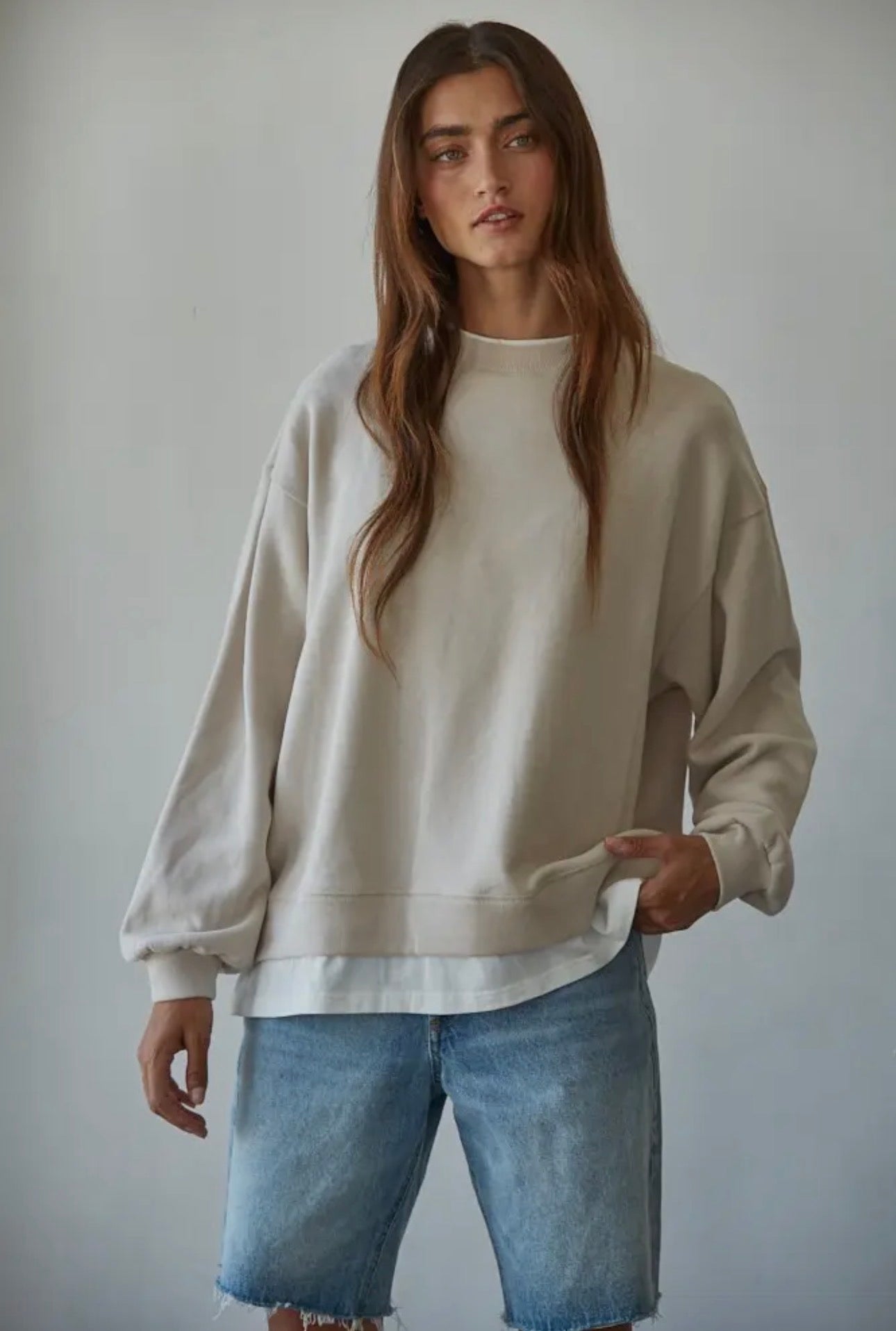 Layered Crew Neck