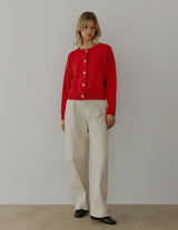 Lucy Cardigan in Red