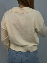 Collared Knitted Sweater