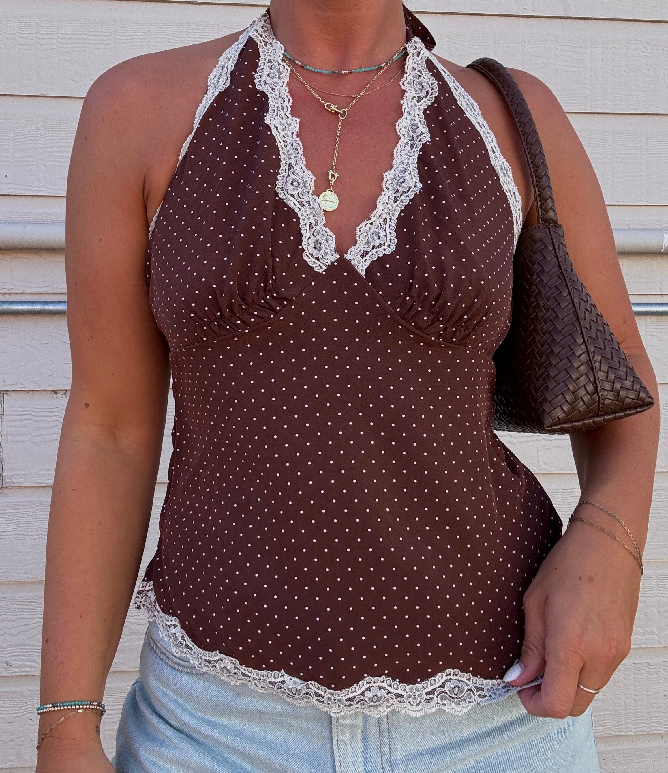 Kacie Polka Dot Cami