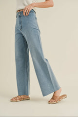 Straight Wide Leg Pants