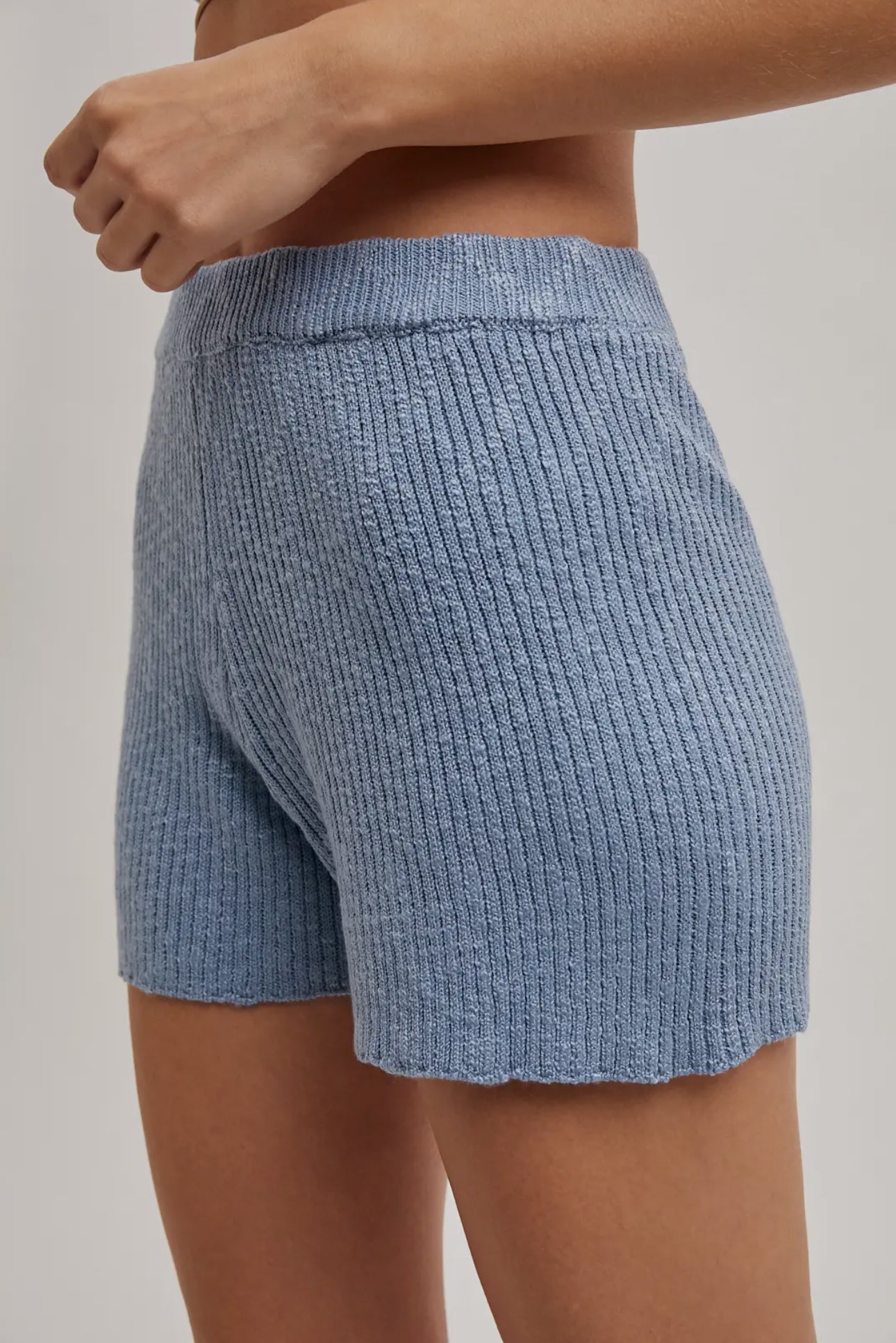 Sleeveless Side Slit & Short Set - Bottom