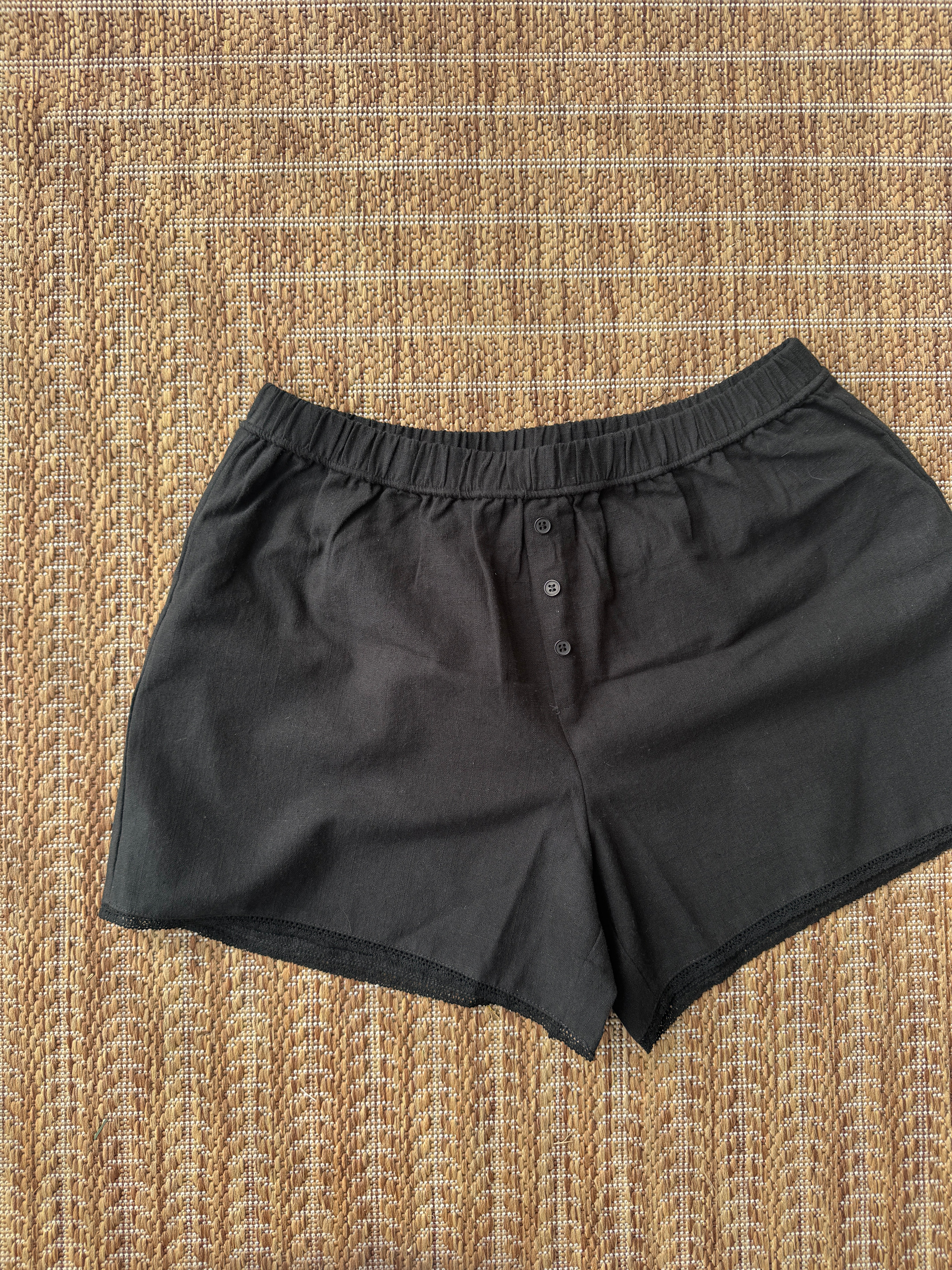 Lace Trim Boxer Shorts