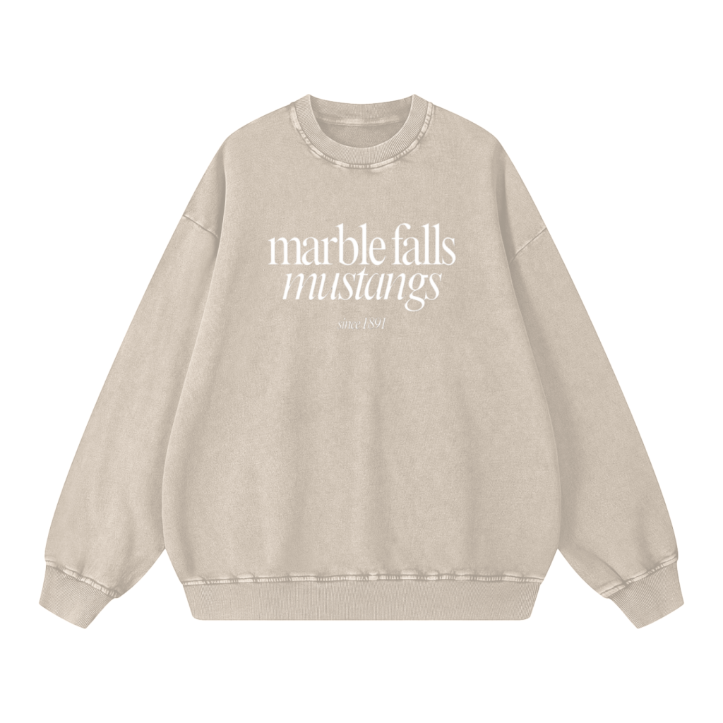 Marble Falls Mustangs Crewneck