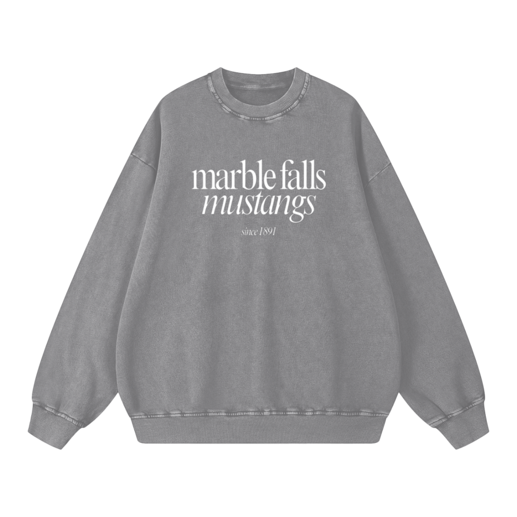 Marble Falls Mustangs Crewneck