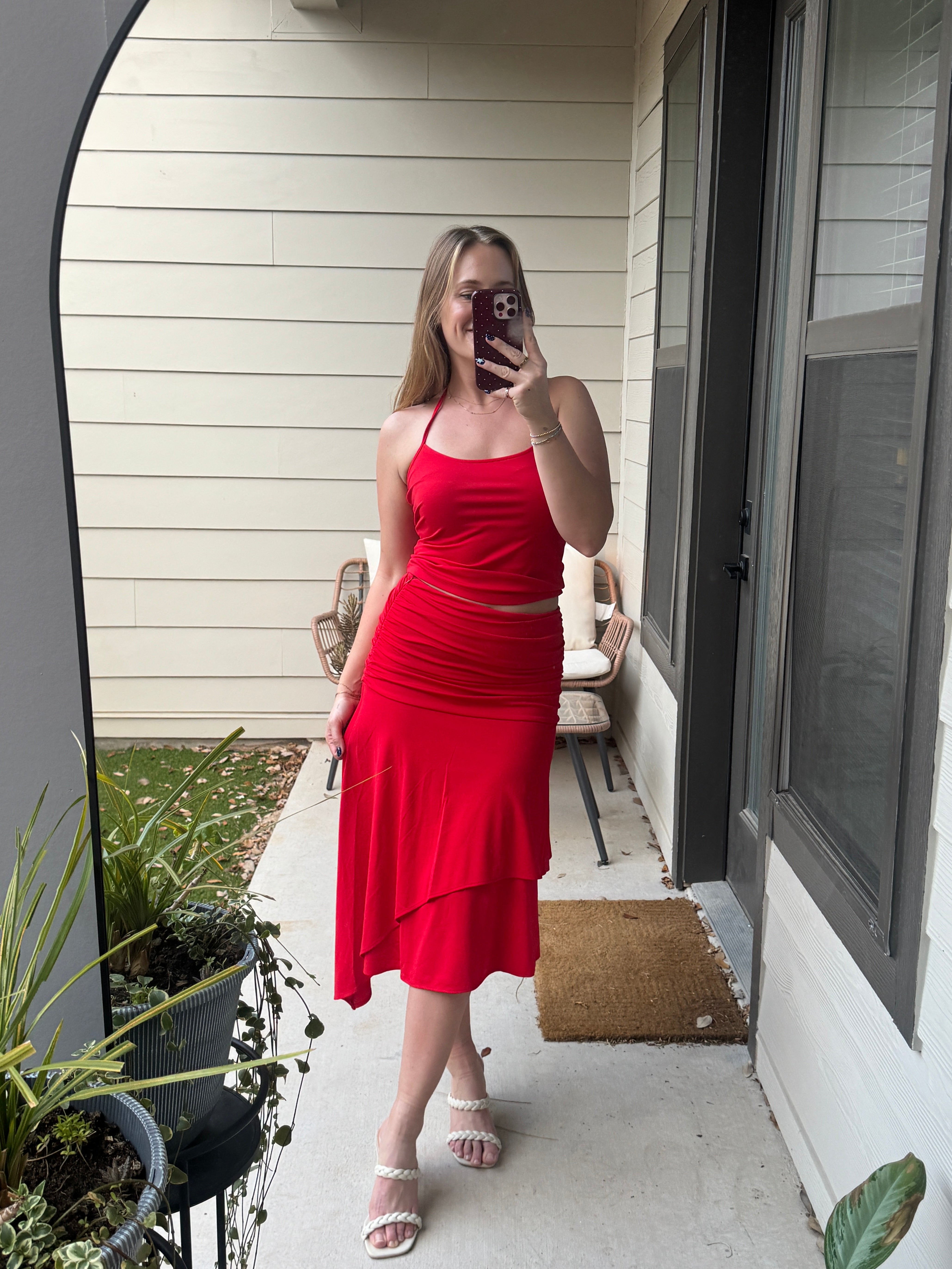 Red Halter Tank (Set)