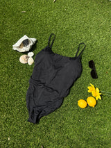 Star Scoop One Piece - Black