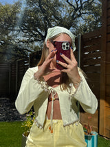 Landlocked Top - Papyrus