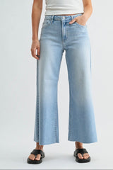 Wide Leg Flare Crop