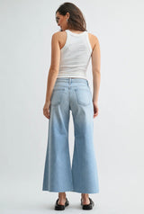 Wide Leg Flare Crop
