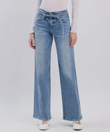 High Rise Belt Jean - Lucid