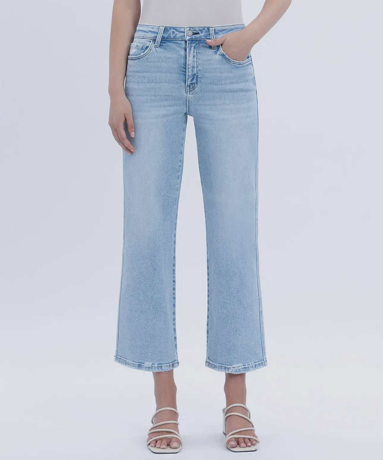 High Rise Crop Slim Wide - Reverent