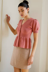 Brinley Peplum Top
