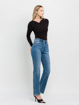 High Rise Straight Jeans- Illuminate