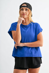 Flow Open-Back Pima Cotton Tee