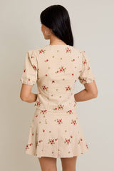 Floral Twill Top