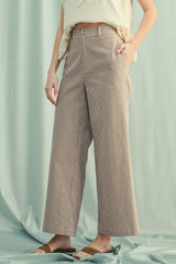 Striped Wide Leg Pant