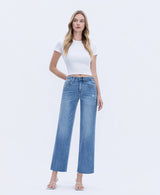High Rise Slim Wide- Supported