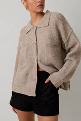 Oatmeal Sweater Jacket