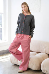 Red Ruby Stripe Pants