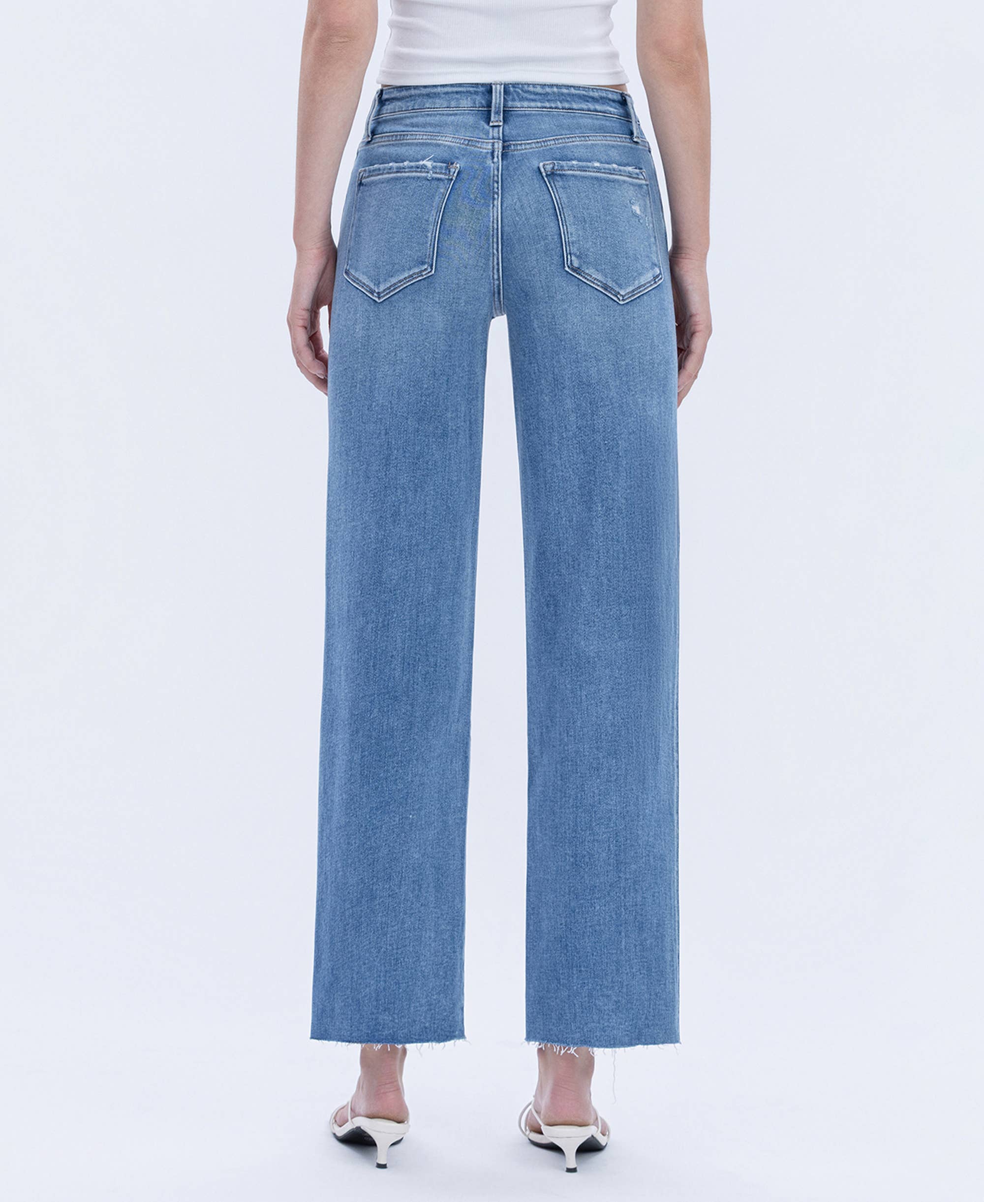 High Rise Slim Wide- Supported
