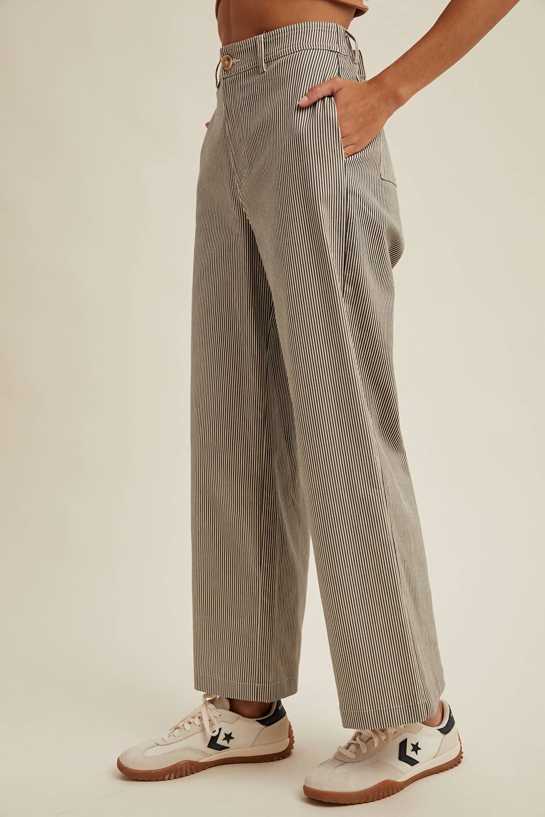 Striped Wide Leg Pant