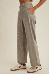 Striped Wide Leg Pant