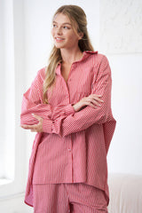 Red Ruby Striped Shirt