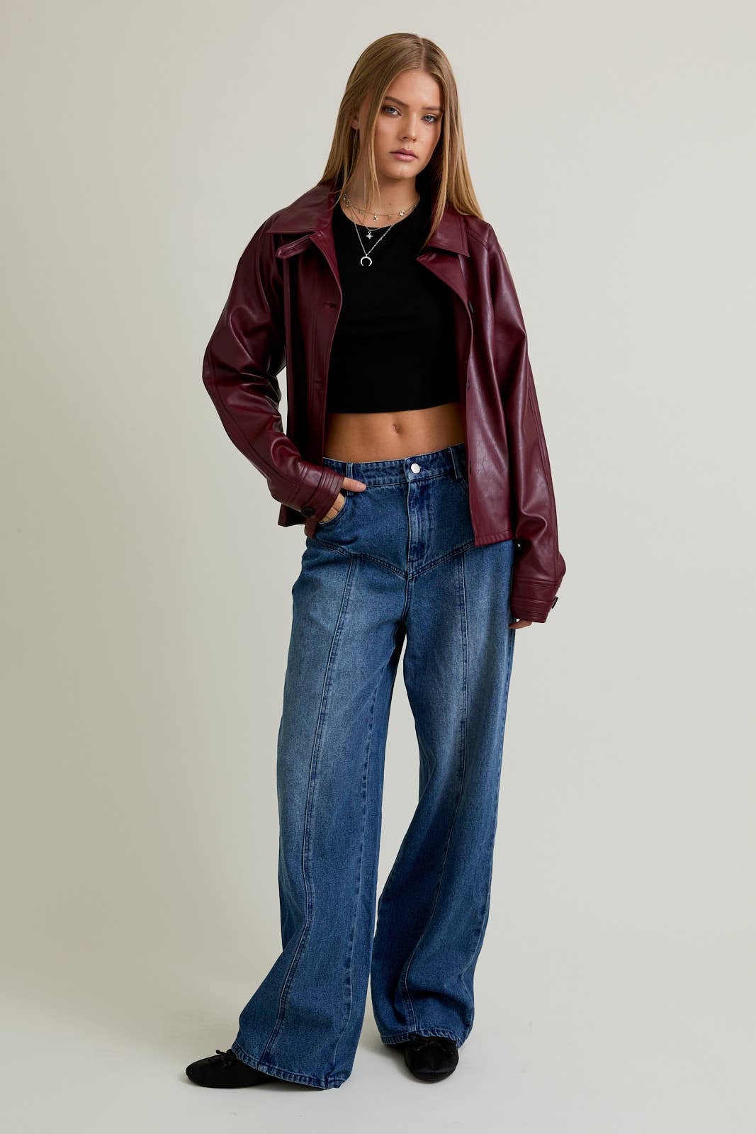 Aliana Cropped Trench Coat