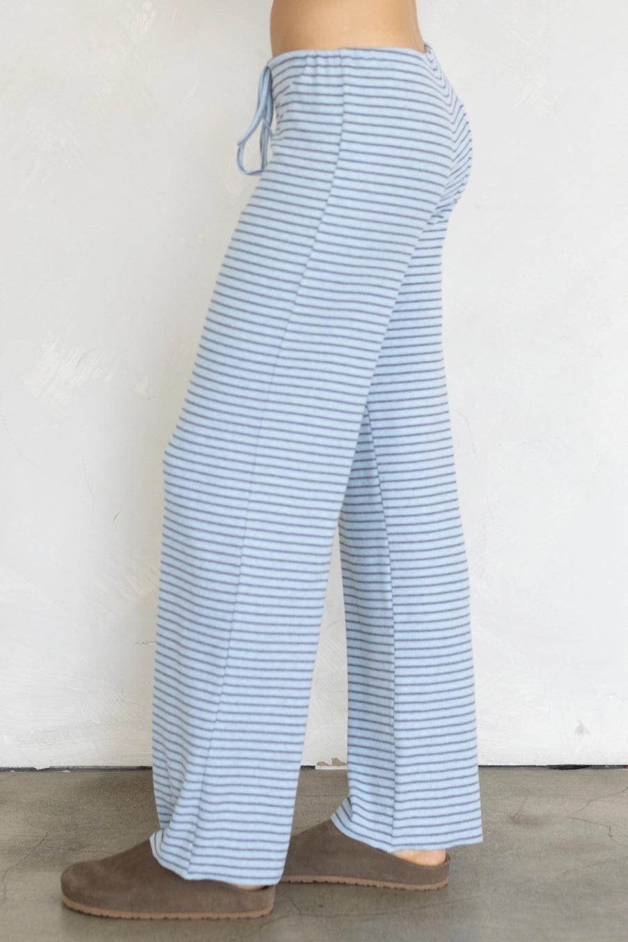 Brushed Striped Pant - Set