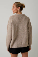 Oatmeal Sweater Jacket