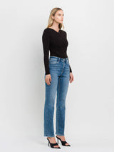 High Rise Straight Jeans- Illuminate