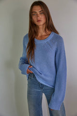 Knit Ribbed Detail Sweater