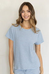 Brushed Striped Top - Set