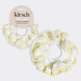 Crochet Scrunchie -  Butter Yellow