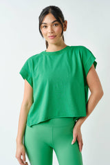 Flow Open-Back Pima Cotton Tee