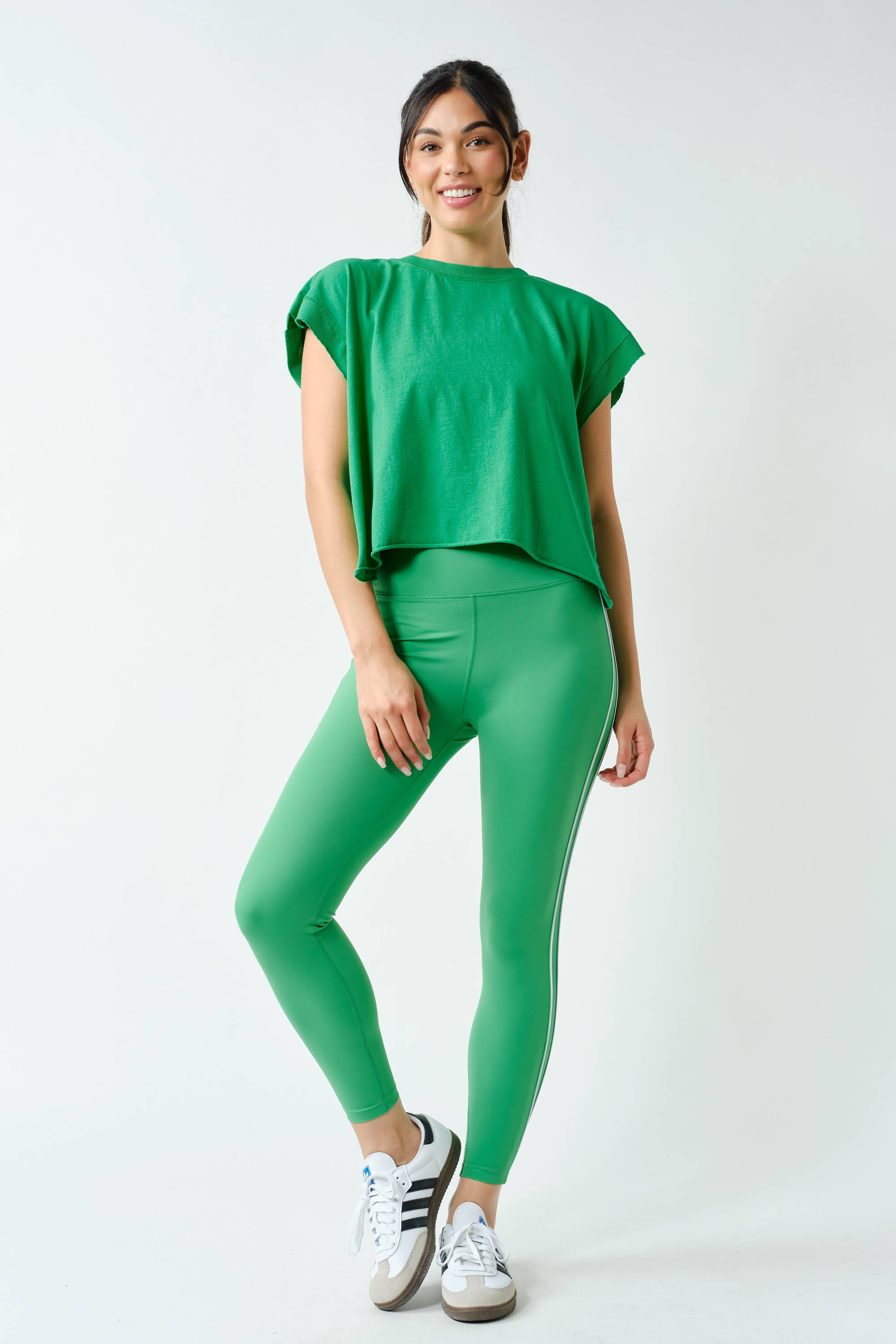 Flow Open-Back Pima Cotton Tee