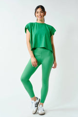 Flow Open-Back Pima Cotton Tee