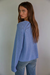 Knit Ribbed Detail Sweater