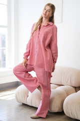 Red Ruby Striped Shirt