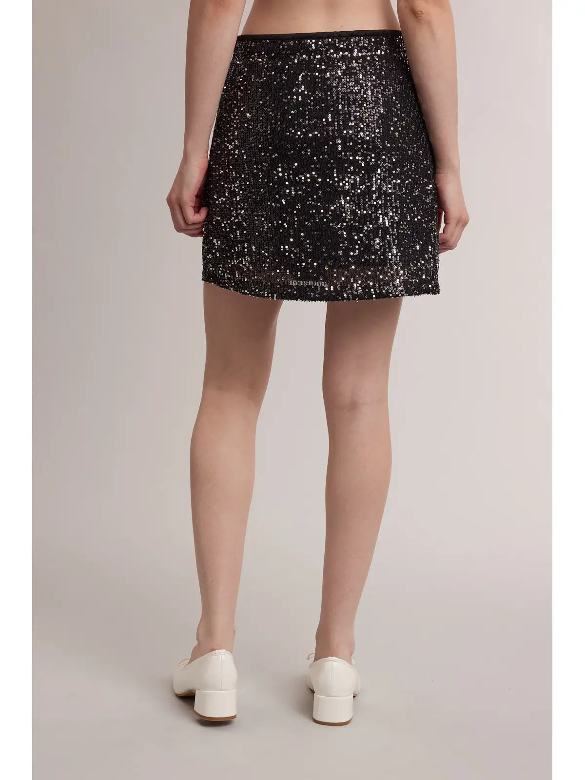 Sequin Mini Skirt