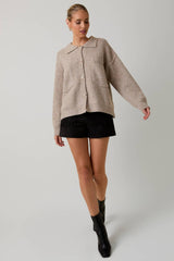 Oatmeal Sweater Jacket