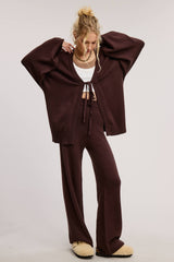 Chocolate Knit Cardigan