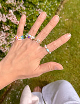Pastel Beaded Ring
