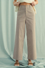 Striped Wide Leg Pant