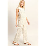 Floral Patterned Overalls
