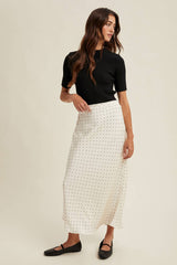 Estelle Polka Dot Midi Skirt