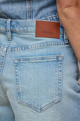 Raw Hem A Line Shorts