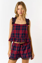 Christmas Plaid Pajama Set - Bottom