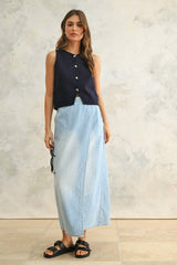 Metal Button Knit Vest